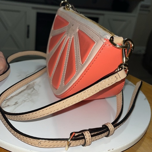 Kate Spade Grapefruit Shoulder/Crossbody “Flights Of Fancy” - Picture 4 of 16